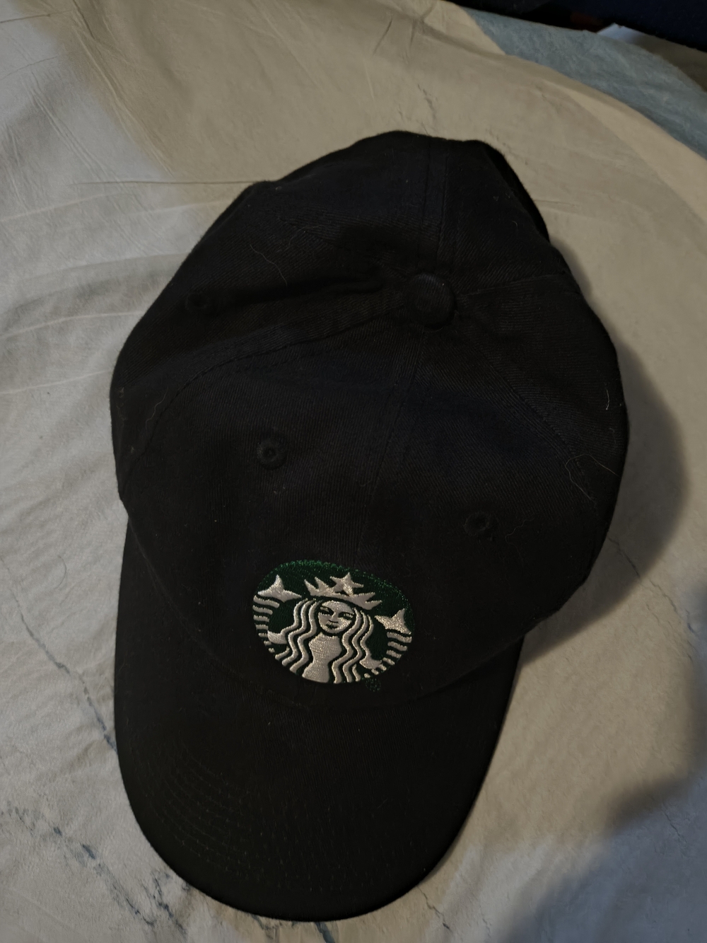 Starbucks Black Cap with Green & White Logo